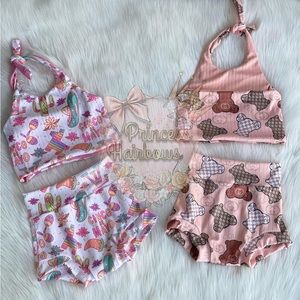 Halter top & bummies